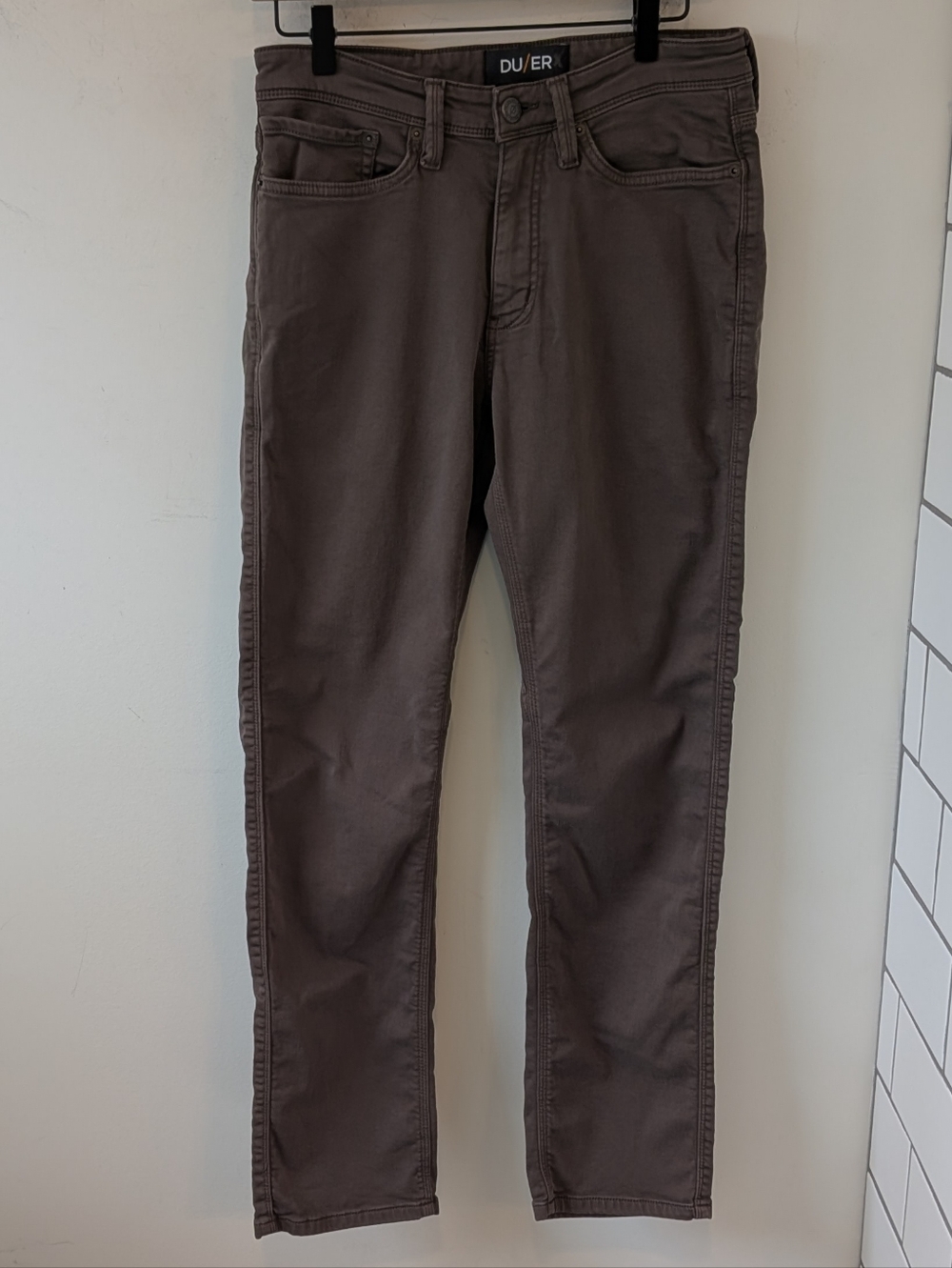 DU/ER Men's No Sweat Straight Fit Pants Size 30